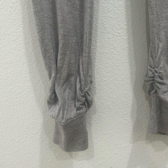 Lemon Cashmere Blend Ruffled Leg Joggers sz small - Picture 4 of 10